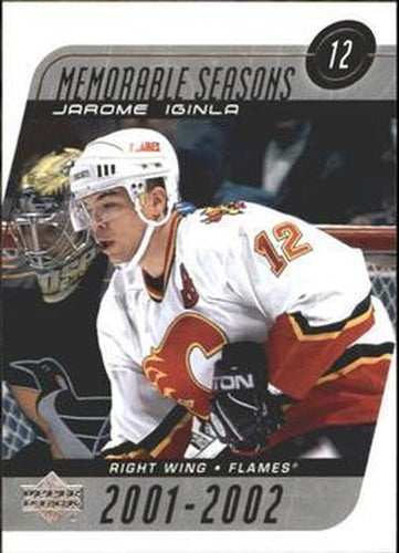#183 Jarome Iginla - Calgary Flames - 2002-03 Upper Deck Hockey