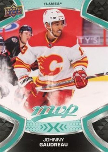 #183 Johnny Gaudreau - Calgary Flames - 2021-22 Upper Deck MVP Hockey