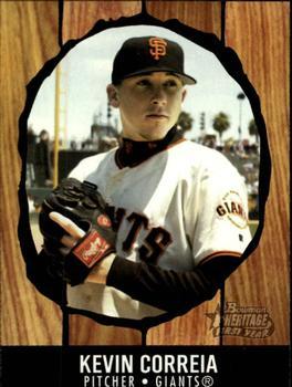 #183 Kevin Correia - San Francisco Giants - 2003 Bowman Heritage Baseball