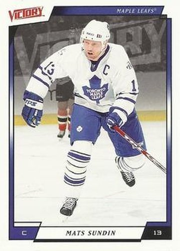 #183 Mats Sundin - Toronto Maple Leafs - 2006-07 Upper Deck Victory Hockey