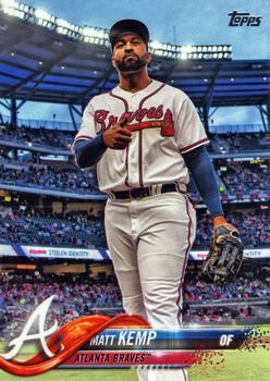 #183 Matt Kemp - Atlanta Braves - 2018 Topps Baseball