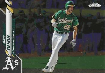 #183 Matt Olson - Oakland Athletics - 2020 Topps Chrome Baseball