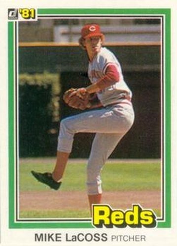 #183 Mike LaCoss - Cincinnati Reds - 1981 Donruss Baseball