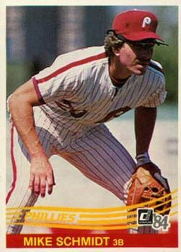 #183 Mike Schmidt - Philadelphia Phillies - 1984 Donruss Baseball