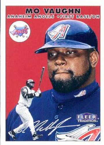 #183 Mo Vaughn - Anaheim Angels - 2000 Fleer Tradition Baseball