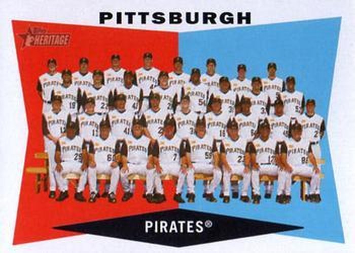 #183 Pittsburgh Pirates - Pittsburgh Pirates - 2009 Topps Heritage Baseball