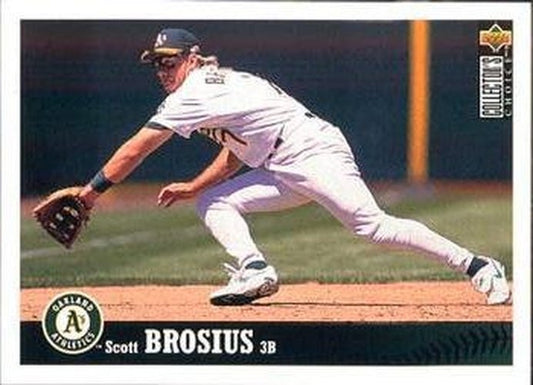 #183 Scott Brosius - Oakland Athletics - 1997 Collector's Choice Baseball