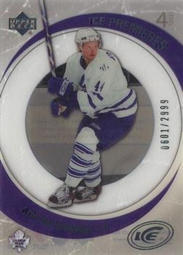 #183 Staffan Kronwall - Toronto Maple Leafs - 2005-06 Upper Deck Ice Hockey