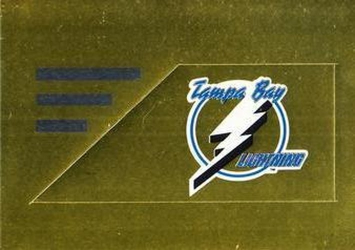 #183 Tampa Bay Lightning Logo - Tampa Bay Lightning - 1994-95 Panini Hockey Stickers