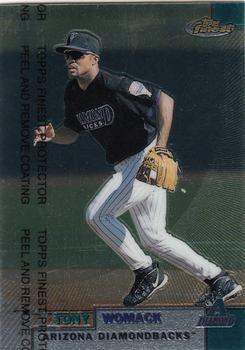 #183 Tony Womack - Arizona Diamondbacks - 1999 Finest Baseball