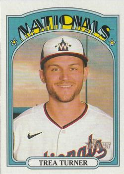 #183 Trea Turner - Washington Nationals - 2021 Topps Heritage Baseball