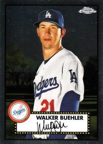 #183 Walker Buehler - Los Angeles Dodgers - 2021 Topps Chrome Platinum Anniversary Baseball