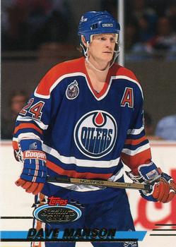 #183 Dave Manson - Edmonton Oilers - 1993-94 Stadium Club Hockey