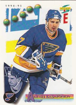 #183 Alexei Kasatonov - St. Louis Blues - 1994-95 Score Hockey