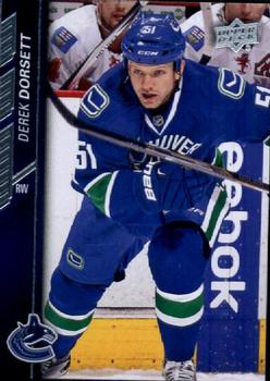 #183 Derek Dorsett - Vancouver Canucks - 2015-16 Upper Deck Hockey