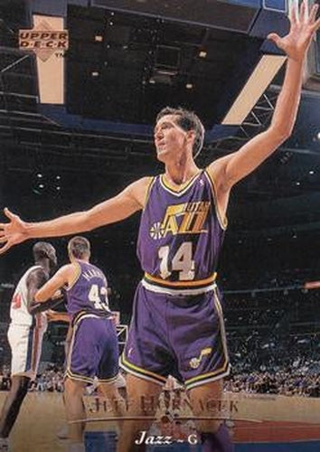 #183 Jeff Hornacek - Utah Jazz - 1995-96 Upper Deck Basketball