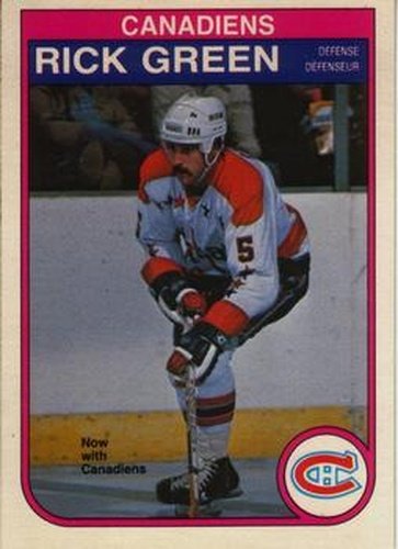 #183 Rick Green - Montreal Canadiens - 1982-83 O-Pee-Chee Hockey