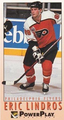 #183 Eric Lindros - Philadelphia Flyers - 1993-94 Fleer PowerPlay Hockey