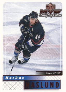 #183 Markus Naslund - Vancouver Canucks - 1999-00 Upper Deck MVP Stanley Cup Edition Hockey