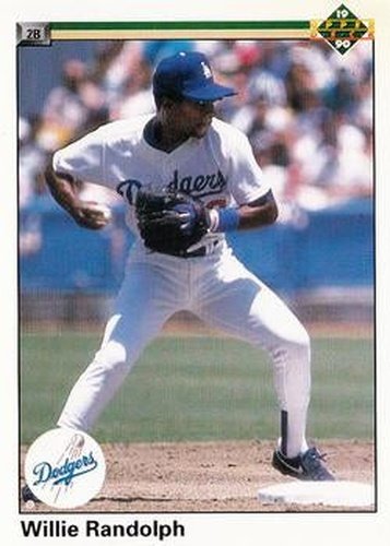 #183 Willie Randolph - Los Angeles Dodgers - 1990 Upper Deck Baseball