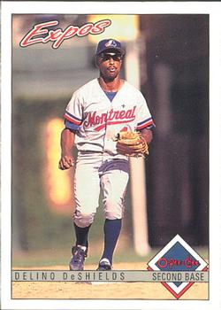 #183 Delino DeShields - Montreal Expos - 1993 O-Pee-Chee Baseball