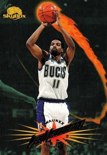 #183 Lee Mayberry - Milwaukee Bucks - 1995-96 SkyBox Premium Basketball
