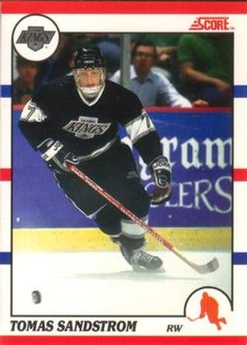 #183 Tomas Sandstrom - Los Angeles Kings - 1990-91 Score Canadian Hockey