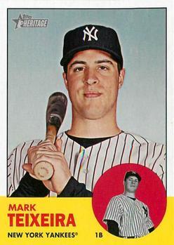 #183a Mark Teixeira - New York Yankees - 2012 Topps Heritage Baseball