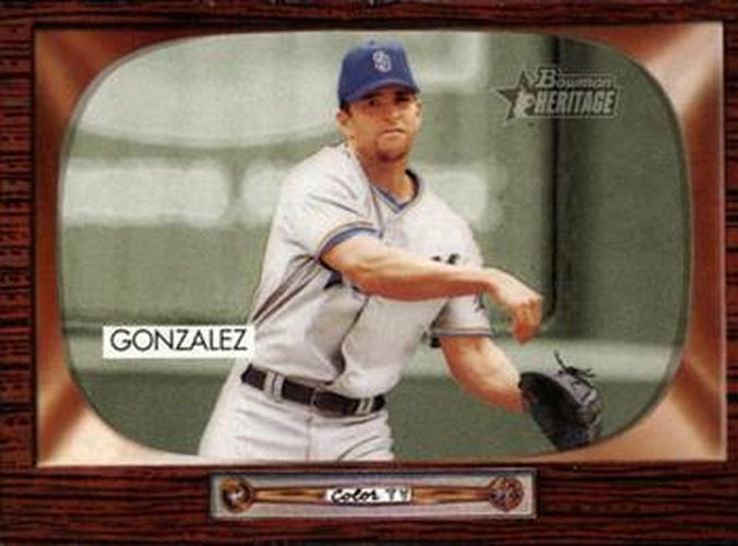 #183b Alex Gonzalez - San Diego Padres - 2004 Bowman Heritage Baseball