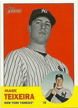 #183b Mark Teixeira - New York Yankees - 2012 Topps Heritage Baseball