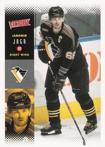 #184 Jaromir Jagr - Pittsburgh Penguins - 2000-01 Upper Deck Victory Hockey