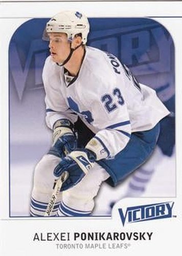 #184 Alexei Ponikarovsky - Toronto Maple Leafs - 2009-10 Upper Deck Victory Hockey