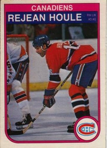 #184 Rejean Houle - Montreal Canadiens - 1982-83 O-Pee-Chee Hockey