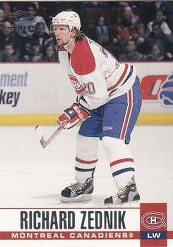 #184 Richard Zednik - Montreal Canadiens - 2003-04 Pacific Hockey