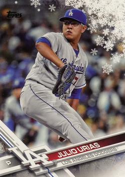 #HMW184 Julio Urias - Los Angeles Dodgers - 2017 Topps Holiday Baseball
