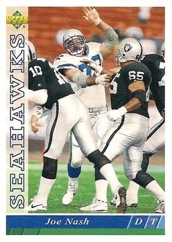 #184 Joe Nash - Seattle Seahawks - 1993 Upper Deck Football