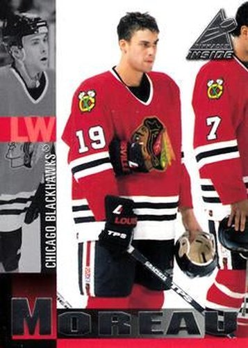 #184 Ethan Moreau - Chicago Blackhawks - 1997-98 Pinnacle Inside Hockey