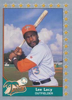 #184 Lee Lacy - West Palm Beach Tropics - 1990 Pacific Senior League Baseball