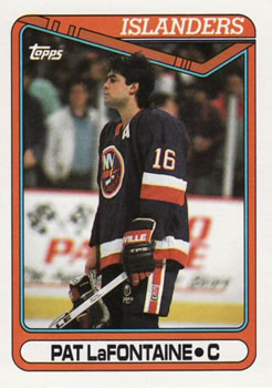 #184 Pat LaFontaine - New York Islanders - 1990-91 Topps Hockey