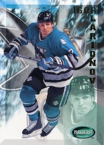 #184 Igor Larionov - San Jose Sharks - 1995-96 Parkhurst International Hockey