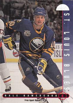 #184 Dale Hawerchuk - St. Louis Blues - 1995-96 Leaf Hockey