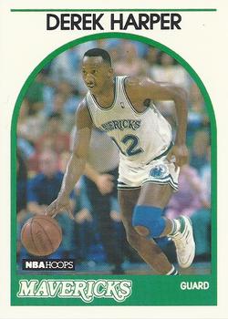 #184 Derek Harper - Dallas Mavericks - 1989-90 Hoops Basketball