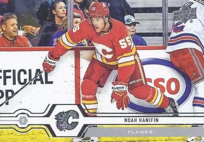 #184 Noah Hanifin - Calgary Flames - 2019-20 Upper Deck Hockey