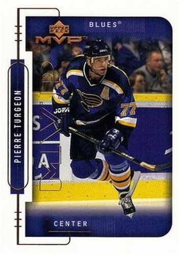 #184 Pierre Turgeon - St. Louis Blues - 1999-00 Upper Deck MVP Hockey