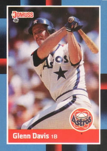 #184 Glenn Davis - Houston Astros - 1988 Donruss Baseball