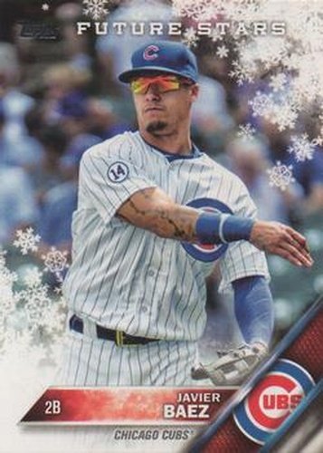 #HMW184 Javier Baez - Chicago Cubs - 2016 Topps Holiday Baseball