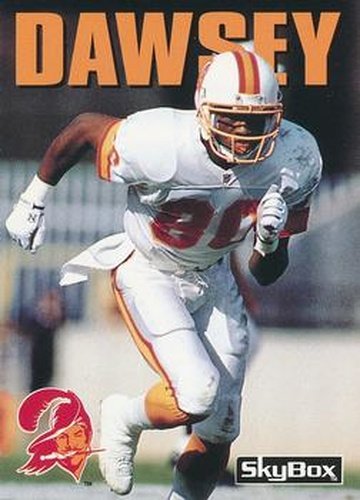 #184 Lawrence Dawsey - Tampa Bay Buccaneers - 1992 SkyBox Impact Football