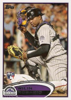 #184 Wilin Rosario - Colorado Rockies - 2012 Topps Baseball