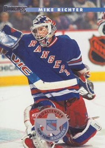 #184 Mike Richter - New York Rangers - 1996-97 Donruss Hockey