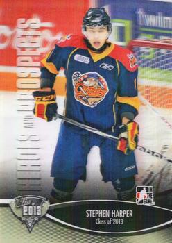 #184 Stephen Harper - Erie Otters - 2012-13 In The Game Heroes and Prospects Hockey